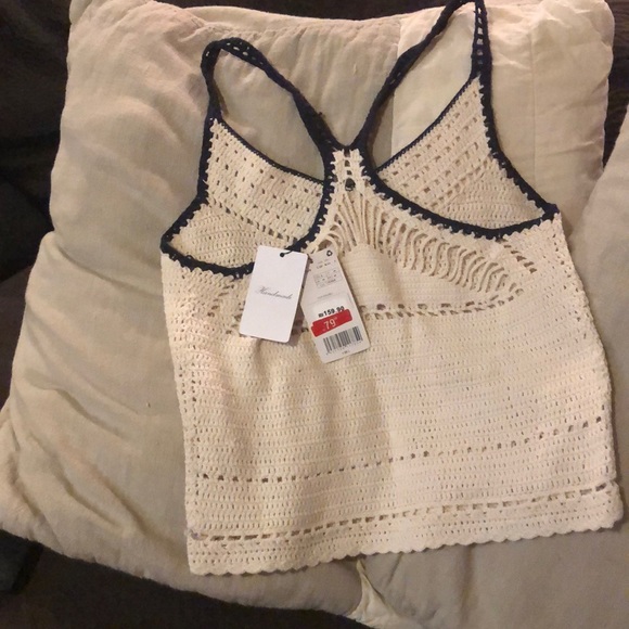 Handmade knitted tank top - Picture 3 of 6